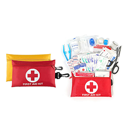 Apresentando o mini kit de primeiros socorros Hook & Go – o pequeno presente perfeito que fica pendurado onde quer que seja necessária ajuda