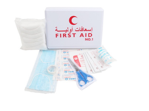 Kit de primeiros socorros de couro premium – Kit médico de emergência à prova d'água para carro, viagens, casa e escritório
